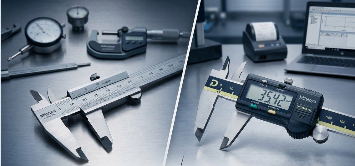 Analog vs Digital Mitutoyo Instruments: Which one to Choose?